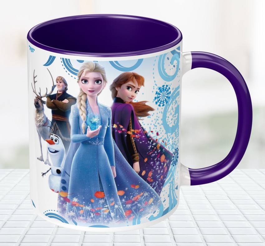 NH10 DESIGNS Frozen Printed Cartoon Coffee Cup For Kids Girls Boys