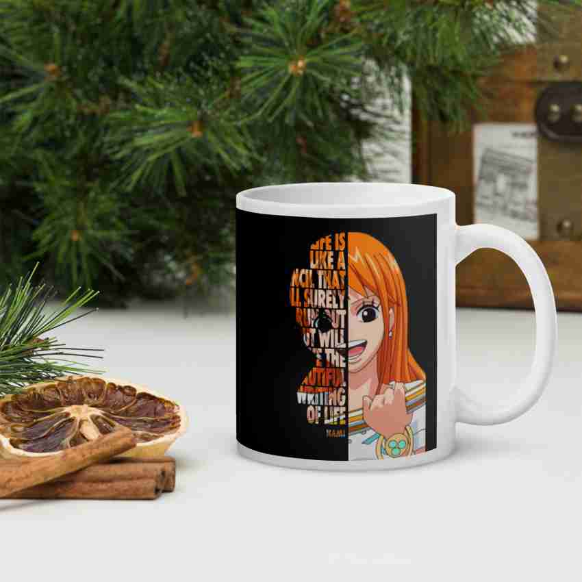 Monkey D Luffy One Piece Quote Ceramic Mug L11 Coffee Tea White Mug