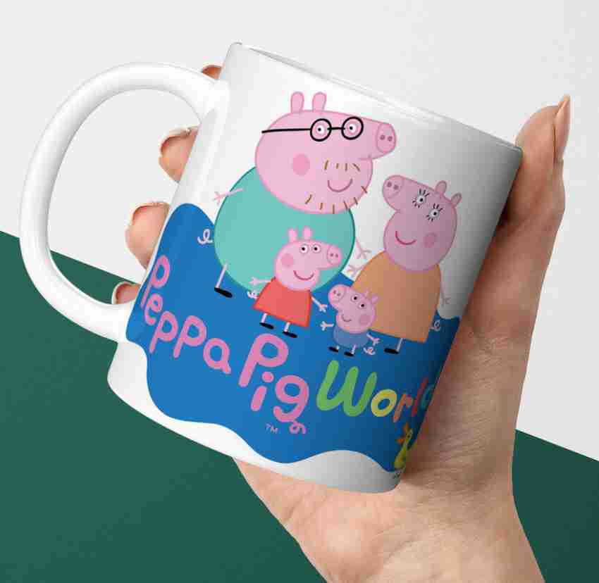 PrintingZone Compatible Print With Peppa Pig Cup For Birthday Gift