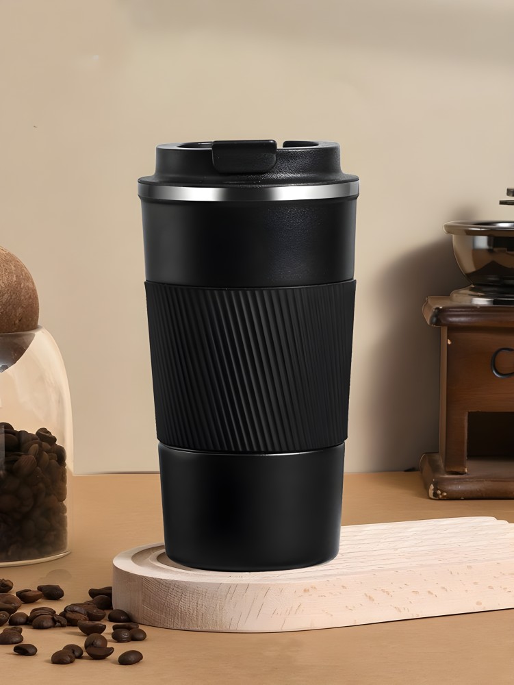 Insulated Coffee Mug with Temperature Display 450ml Insulated Coffee Tumbler with Handle Leakproof Stainless Steel Insulated Coffee Cup Hot and Cold