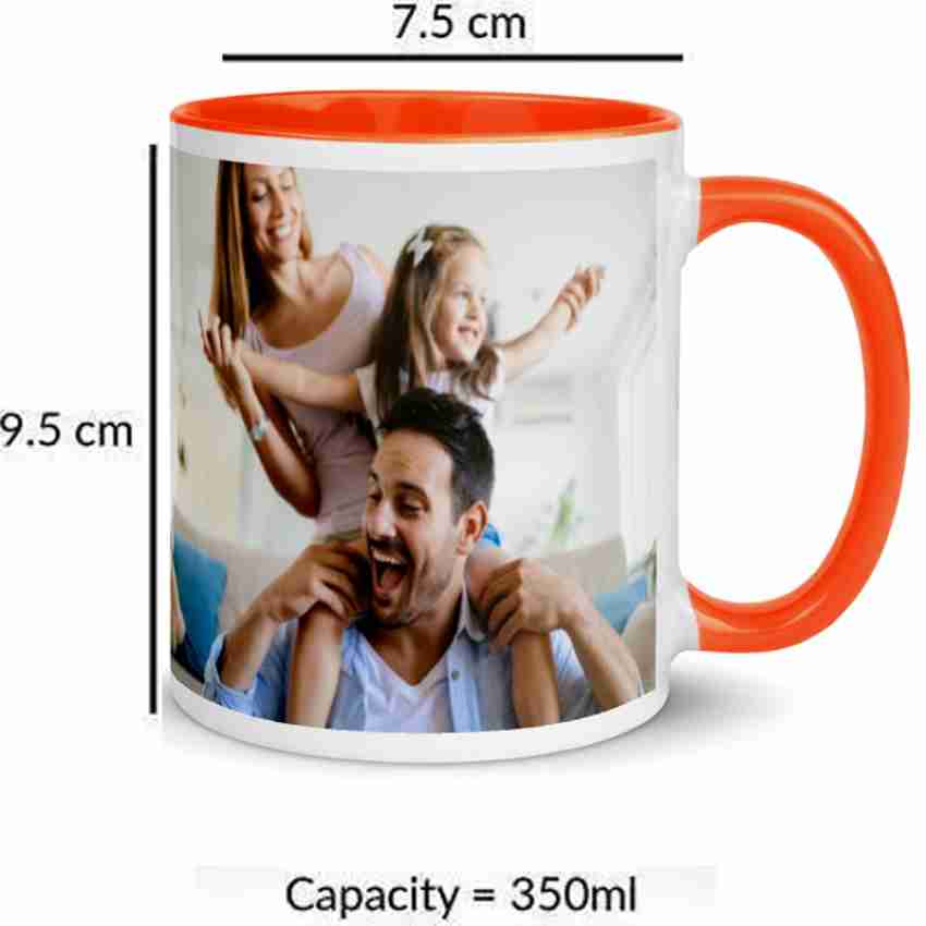 Heart Shape Photo Printed Mug