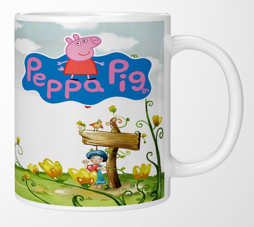 PrintingZone Compatible Print With Peppa Pig Cup For Birthday Gift