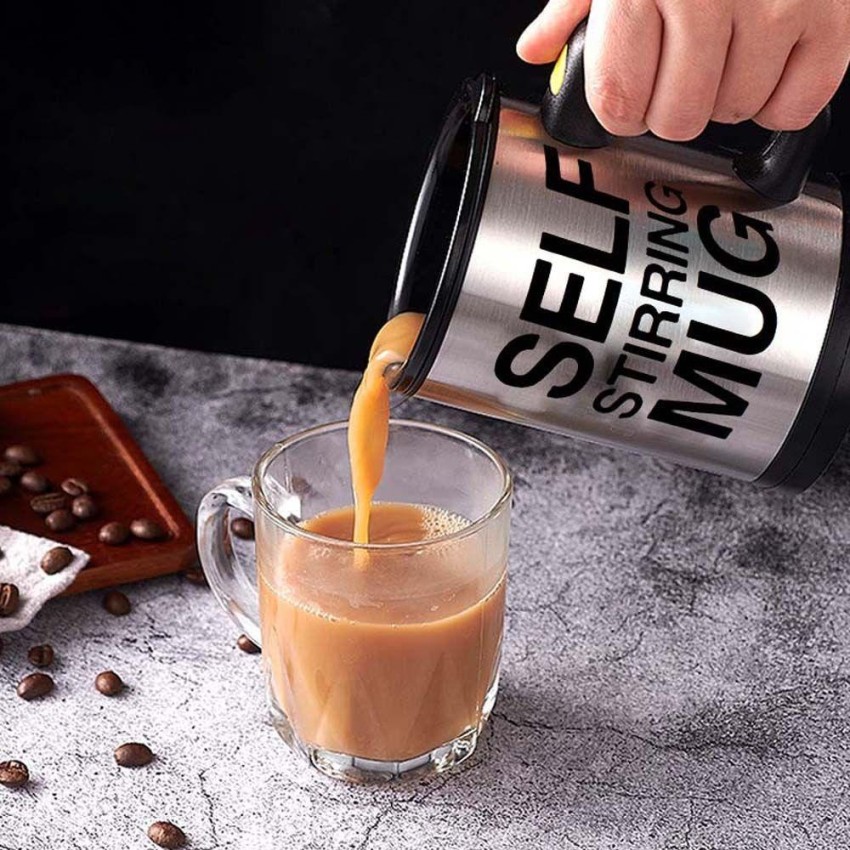 Auto Mixing coffee cup Stainless Electric Lazy Self Stirring Mug Hot  Chocolate