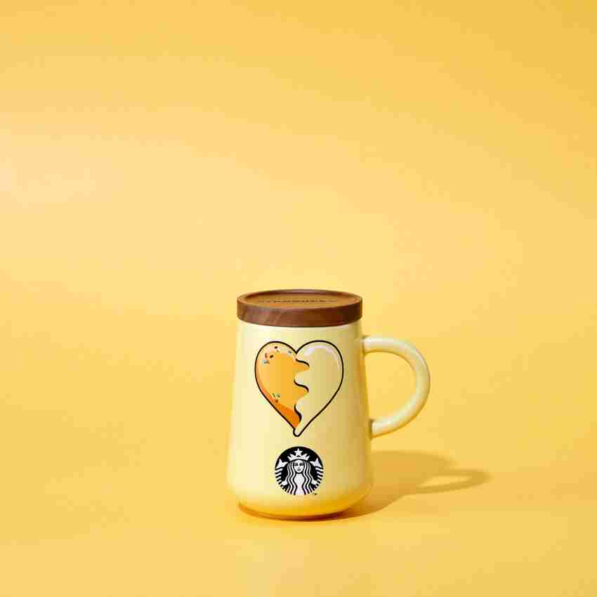 Starbucks Drip Heart with Wooden Lid Ceramic Coffee Mug Price in India -  Buy Starbucks Drip Heart with Wooden Lid Ceramic Coffee Mug online at