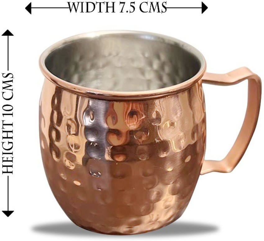 Moscow Mule Hammered Copper Stainless Steel Mug