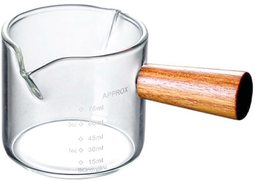 Glass Coffee Measuring Cup With Scale Marks, Italian Kawada