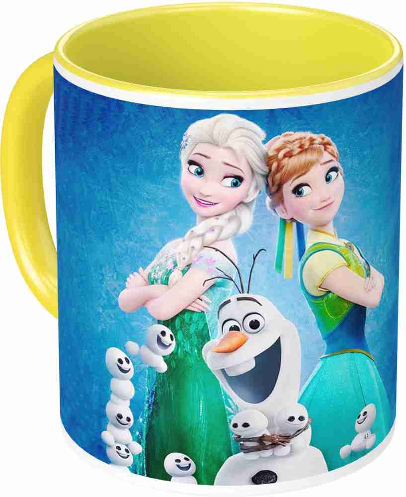 NH10 DESIGNS Frozen Printed Cartoon Coffee Cup For Kids Girls Boys