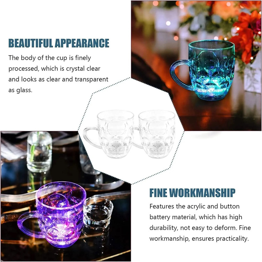 Flashing light cups deals