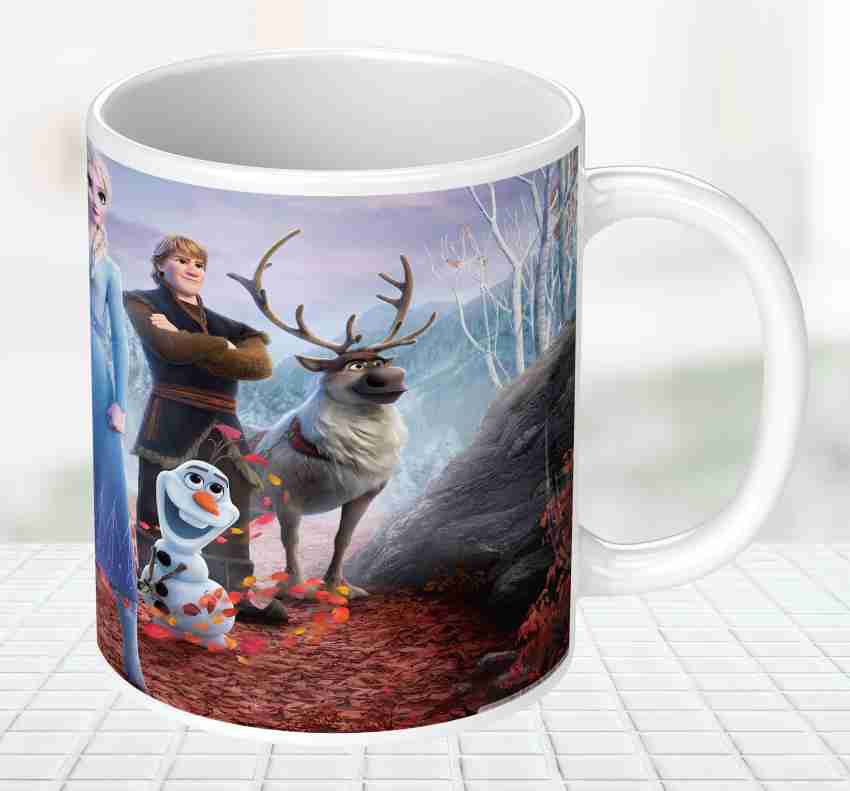 NH10 DESIGNS Frozen Printed Cartoon Coffee Cup For Kids Girls Boys