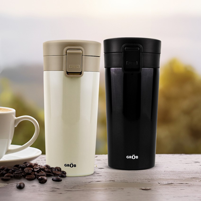 Nirency Vacuum Insulated Travel Coffee/Tea Sipper Flask tumbler