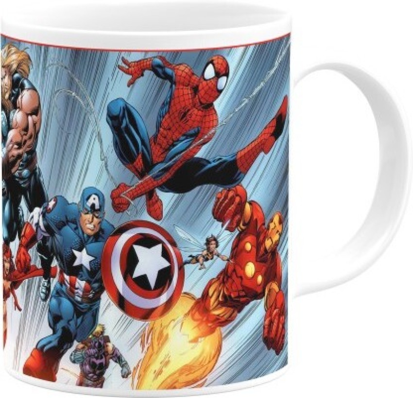 Marvel Avengers Retro Character Art 20 Ounce Camper Mug