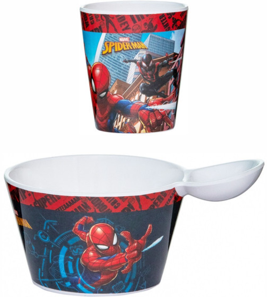 Buy Servewell Spiderman Melamine Laura Mug Large Kids Set - Set of