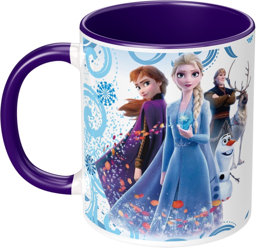 NH10 DESIGNS Frozen Printed Cartoon Coffee Cup For Kids Girls Boys