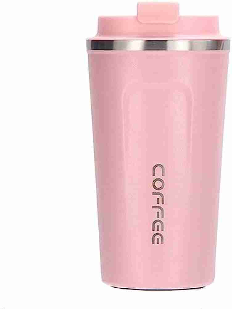 Vaccum Insulated Coffee Travel Mug Tumbler Thermos Cup with 304 Stainless  Steel Thermos Bottles Tumbler Thermal Flask Pink 510ML
