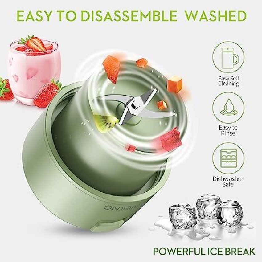 Mason Juicer With Lid 10 Blades Portable Juicer Electric Juicer Fruit  Vegetables Automatic Smoothie Blender Kitchen Tool Food