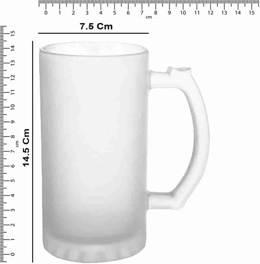 APSRA Printed Beer Glass Mug Chilled Beer, Chilled Life Quotes Printed Beer  Mug, Beer Mug Glass