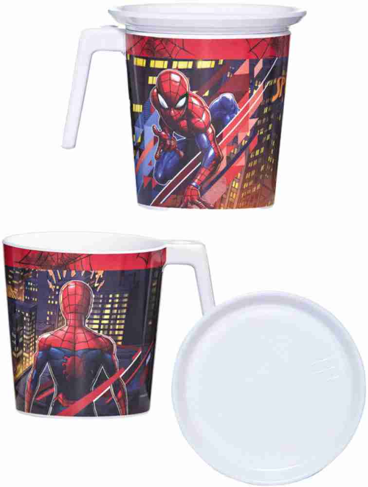 Servewell Melamine Laura Mug Large and Luna Coaster White Kids Set