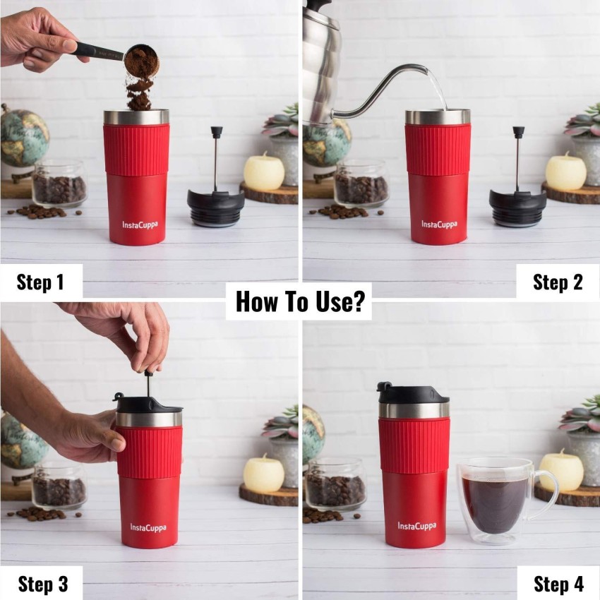 Buy InstaCuppa Vacuum Insulated Travel Mug Online | Order Travel Mug