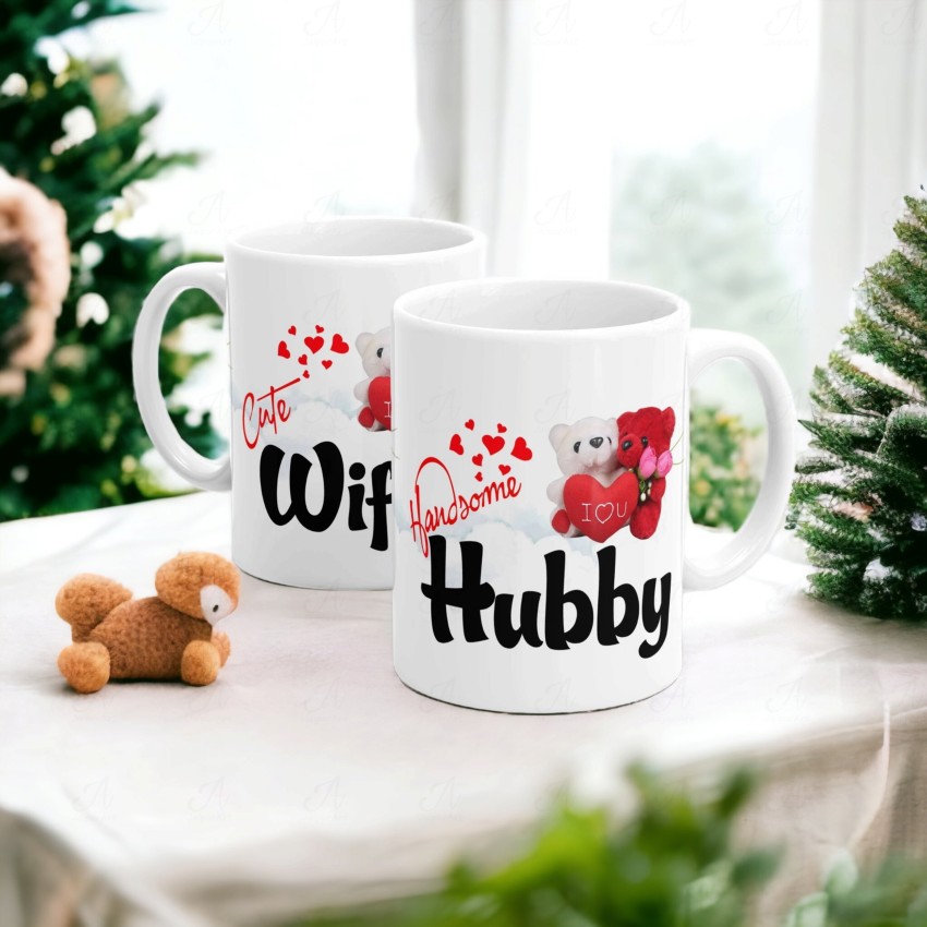 Good morning wifey cute coffee mug
