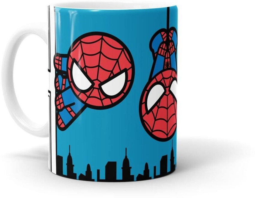 Spider Man Coffee Mug, Superhero, Chibi Spiderman, Avengers