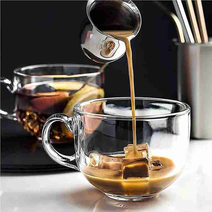 Jumbo glass mug deals