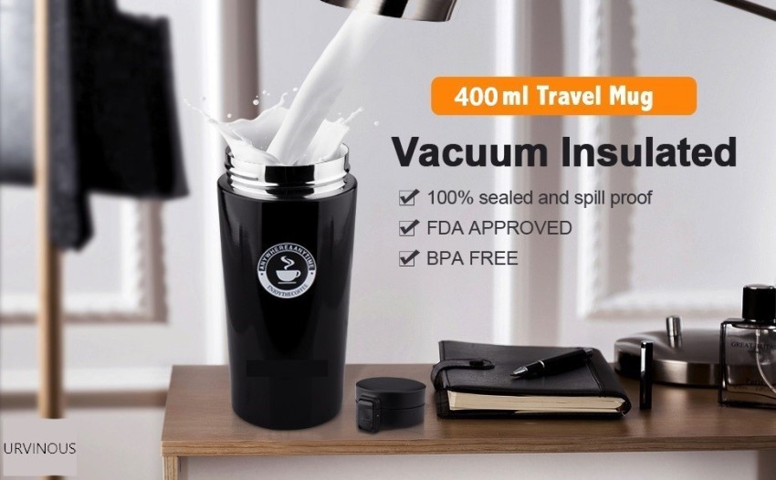 Stainless Steel Coffee Vacuum Insulated Travel Mug Tumbler With Temperature  Display Hot / Ice Coffee,Tea