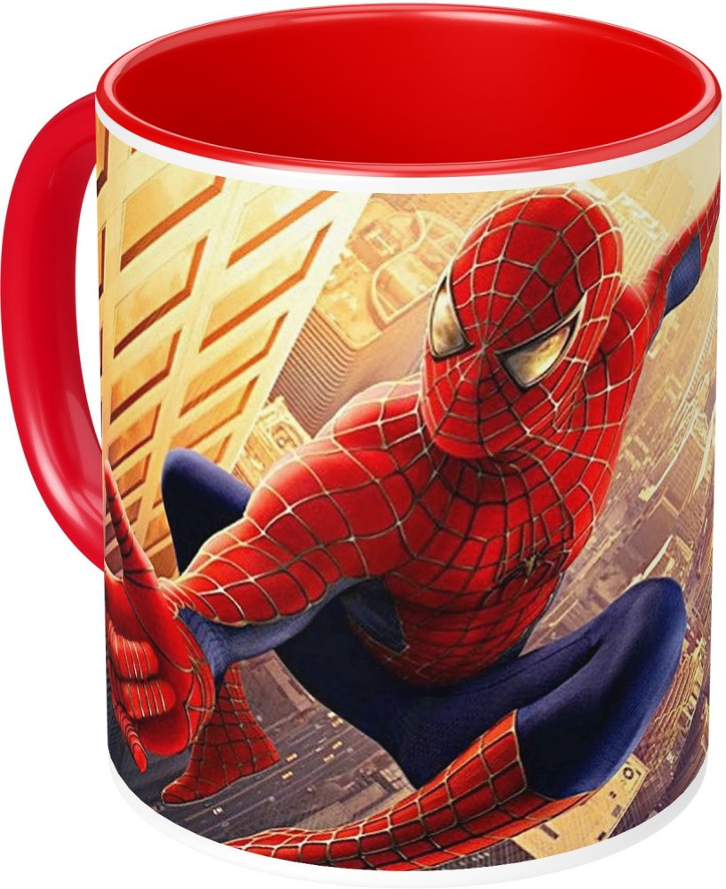 GOLDENCITY Spiderman Printed Cartoon Coffee Mug For Girls Boys