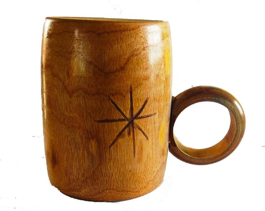 S.I Creation Wooden and Steel Handmade Coffee / Tea /Juice Cup for home and  Office Wood Coffee Mug Price in India - Buy S.I Creation Wooden and Steel  Handmade Coffee / Tea /