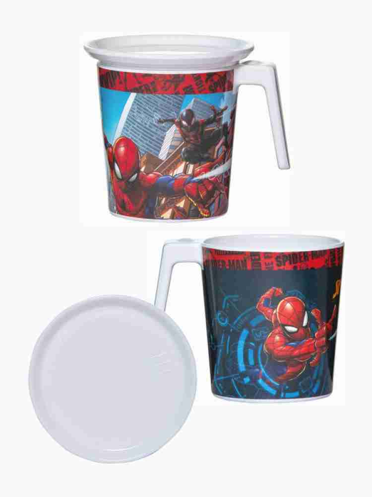 Buy Servewell Spiderman Melamine Laura Mug Large Kids Set - Set of