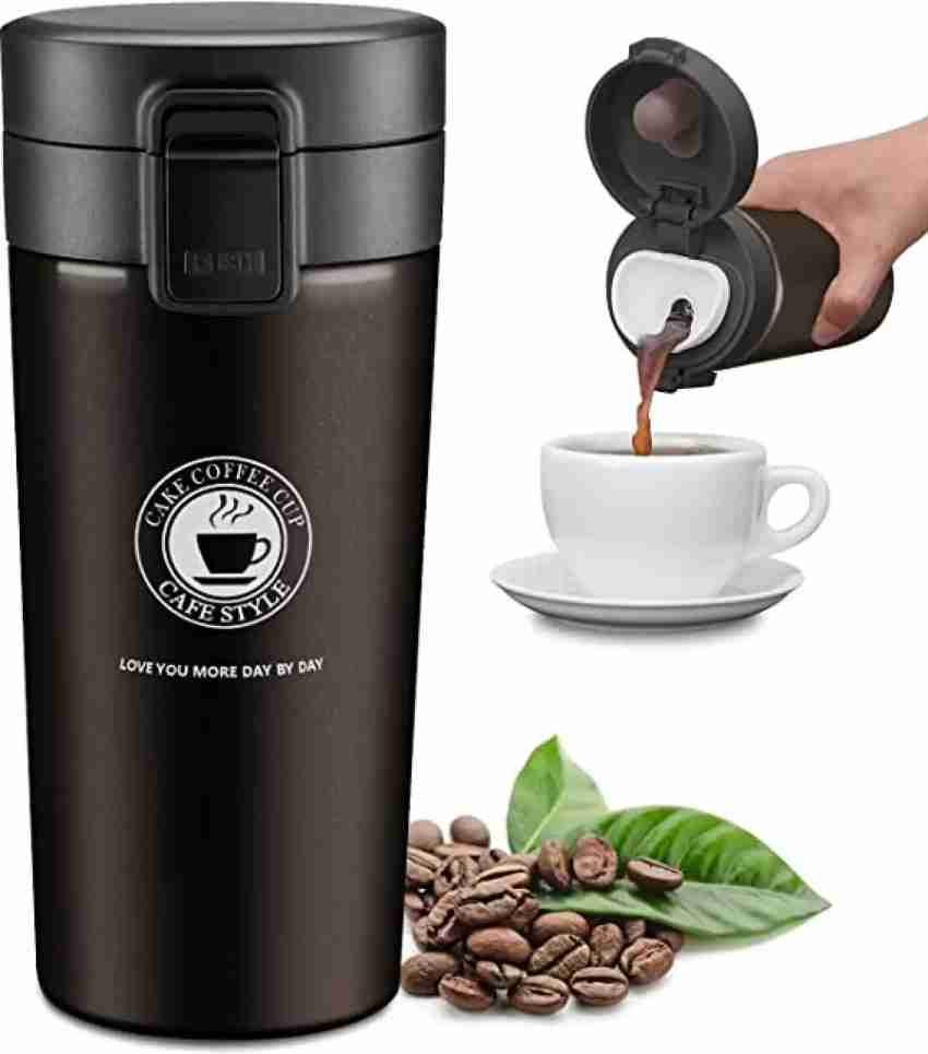 400ml/550ml Coffee Mug Double Layer Leak Proof Flask Thermos Hot