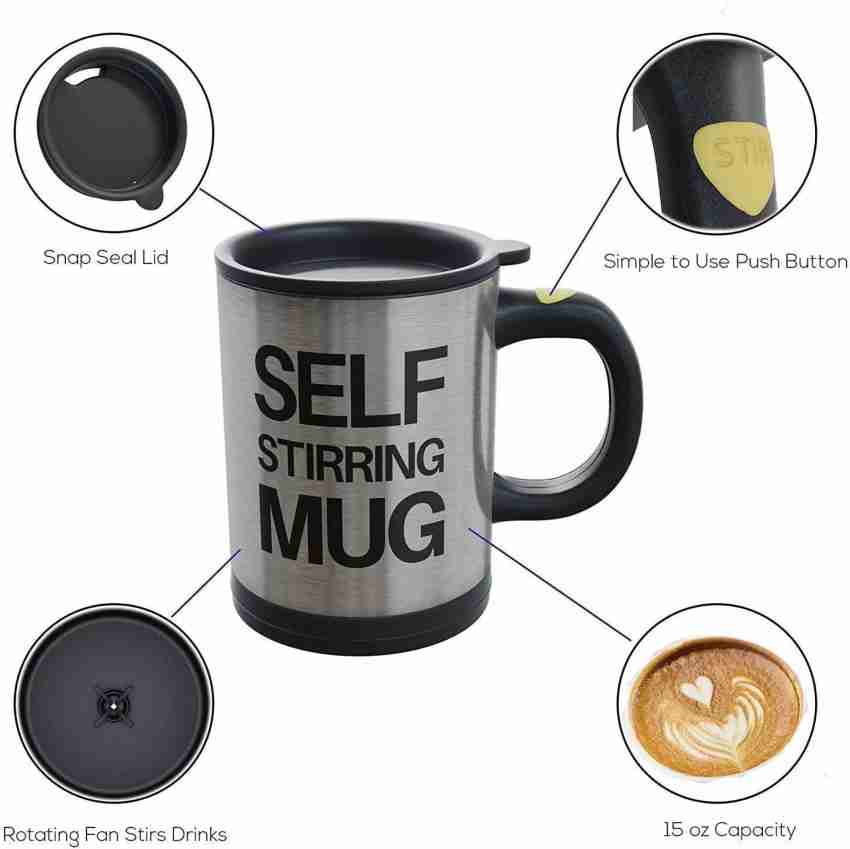 400ml Automatic Self Stirring Magnetic Mug Creative Stainless