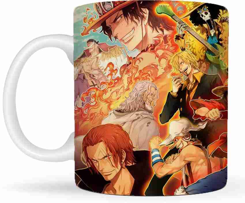 One Piece Mug Luffy - Ace - Sabo Three Brothers Ceramic Cup [ Hot