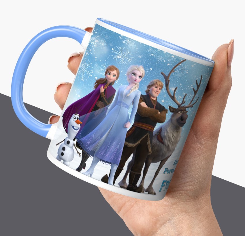 NH10 DESIGNS Frozen Printed Cartoon Coffee Cup For Kids Girls Boys