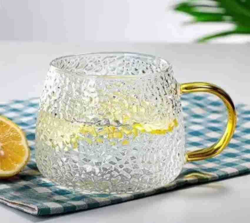 Crescent - High-grade Borosilicate Heat-Resistant Glass Tea Mug with Filter