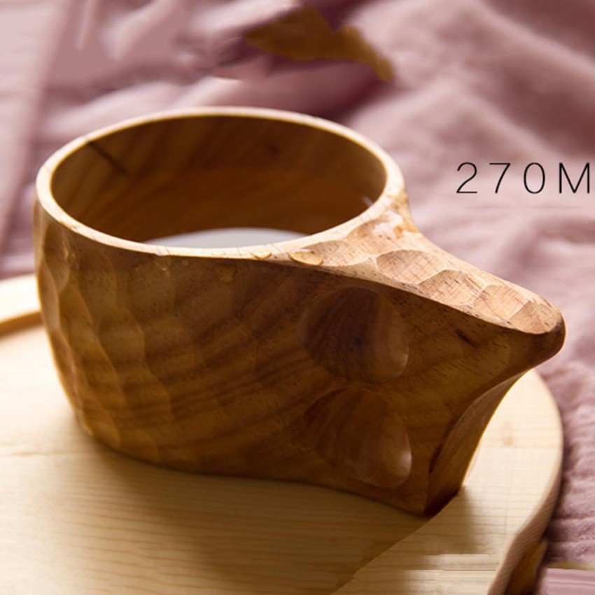 Wood Cup, Wooden Cup Wooden Tea Set Cup Handmade Natural Solid