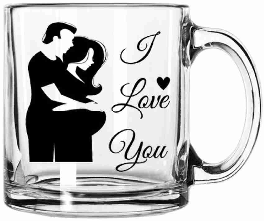 V Kraft love you newUnique Transparent Glass Best Gift for everyone Glass  Coffee Mug Price in India - Buy V Kraft love you newUnique Transparent  Glass Best Gift for everyone Glass Coffee