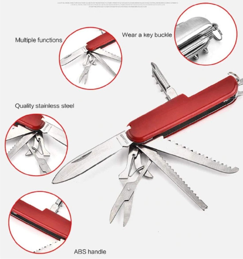 SIUPRO Multitool Pocket Knife, Tactical Multi Tool Gadgets, India