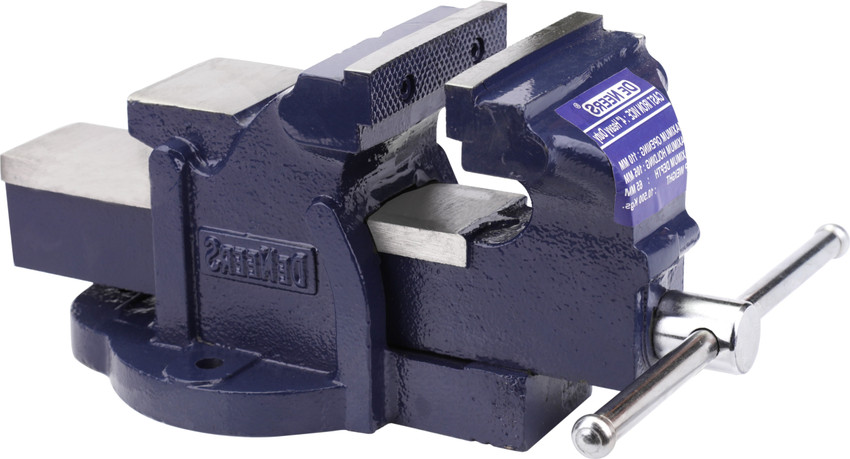 Use of shop bench vice