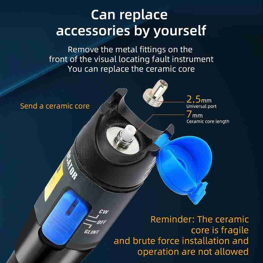 Techtest 10mW Visual Fault Locator Fiber Optic Cable Tester 10mw