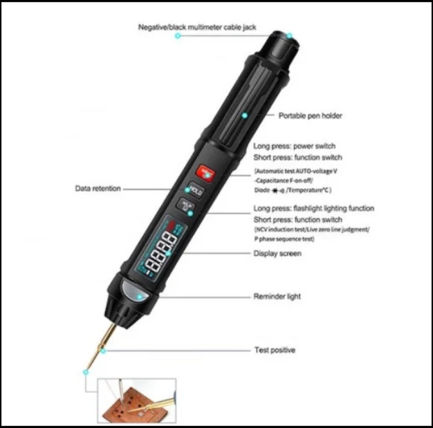 Digital Multimeter (With Jack Indicator Light) - INSIZE CO., LTD.