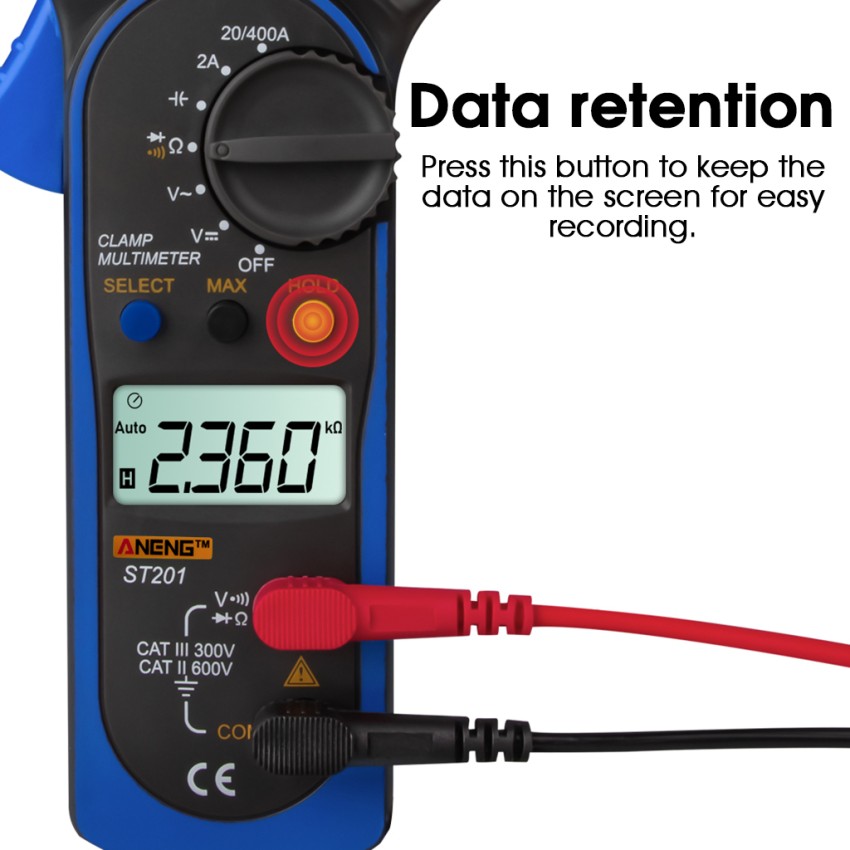 Lcd Digital Multimeter Current Clamp Current Clamp Ac/ Voltmeter