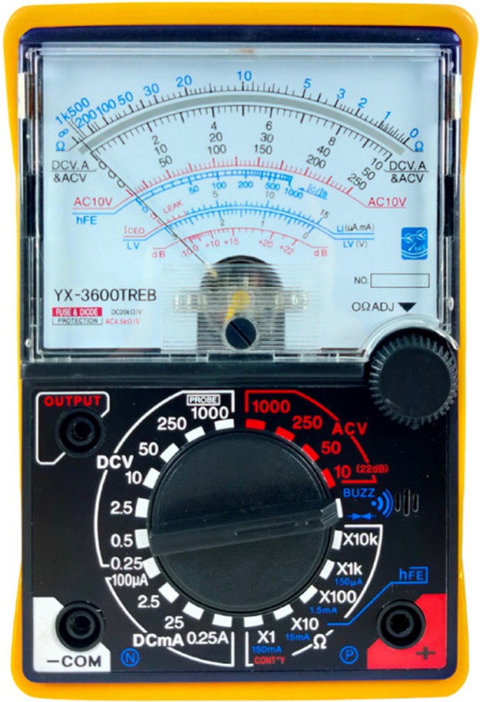 Svojas Analog Multimeter Testing Voltmeter Ohmmeter Measure Ac