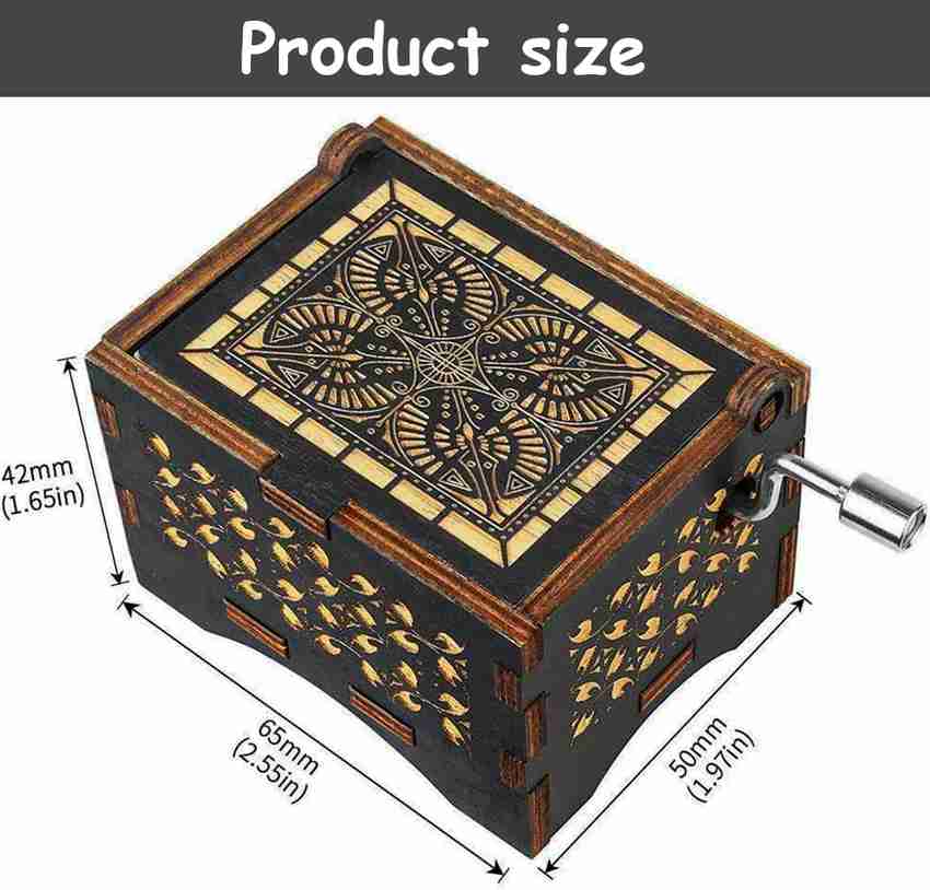 Antique wooden music boxes store