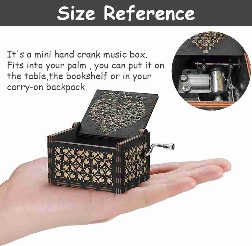 Antique wooden music boxes store