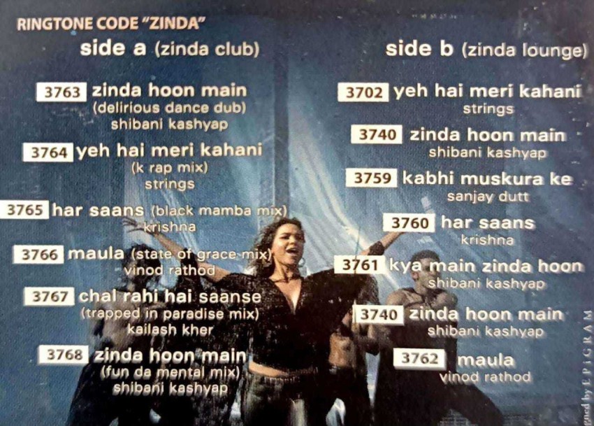 ZINDA (AUDIO CASSET) Audio CD Standard Edition Price in India 