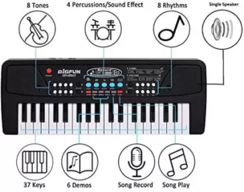 SNM97 37 keys Electronic Piano Keyboard with LED Display