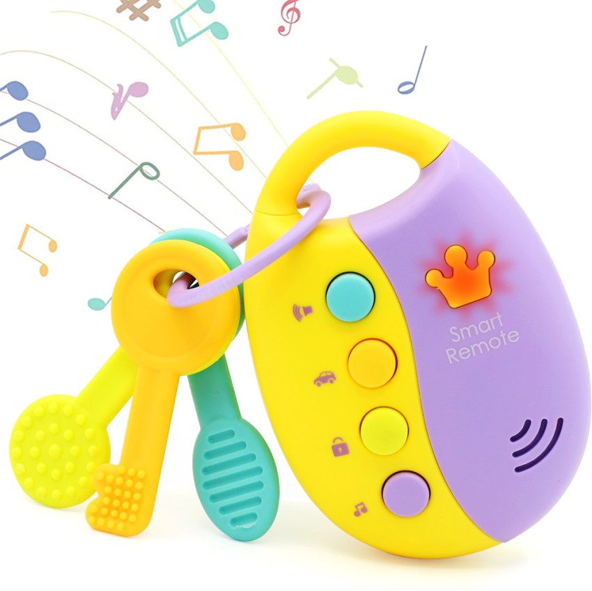 Music Smart Remote Control Key Toys Fake Car Toys With Sound And