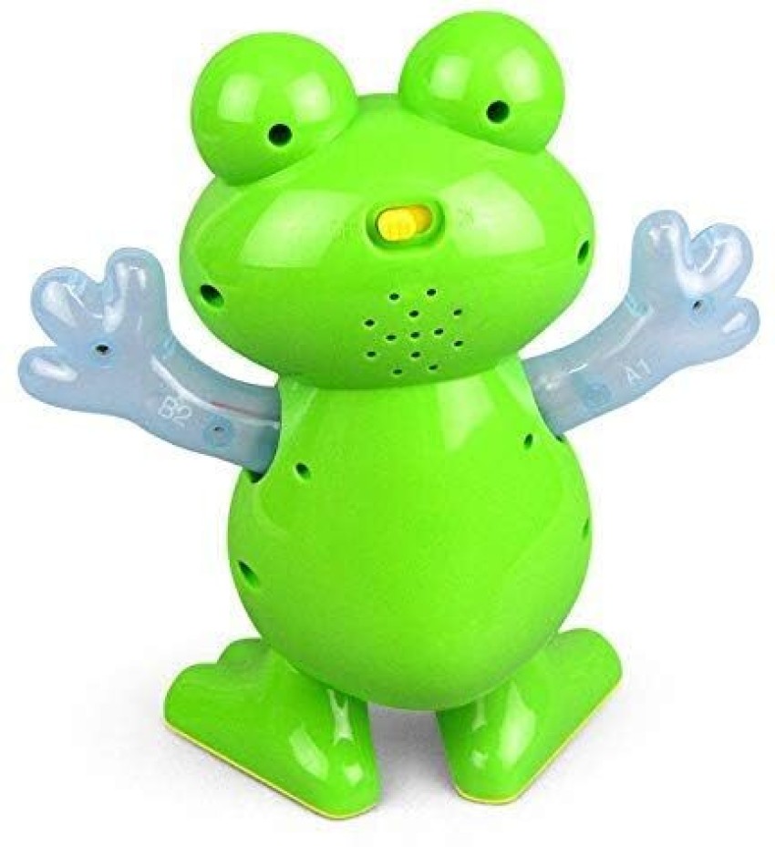 Pepstter Musical and Dancing Frog Toy with Lights Walking Toys