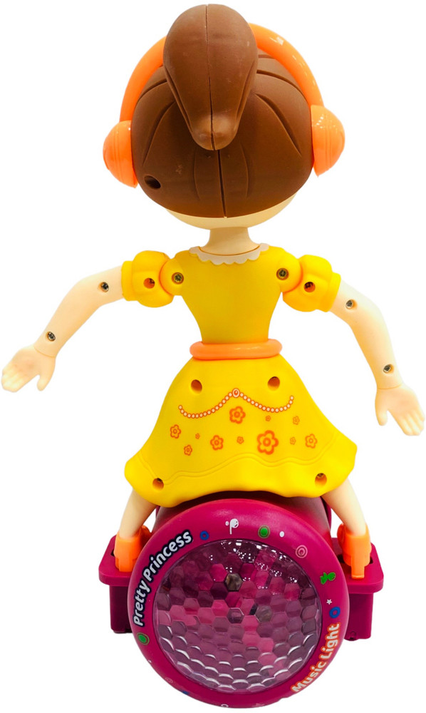TOY KINGDOM 360 Musical Dancing Doll Girl with Lights Music Toys For Kids 3 Months Up 360 Musical Dancing Doll Girl with Lights Music Toys For Kids 3