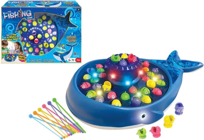 MeToy Fish Catching Game with Sound, Battery Opereted Fishing Game